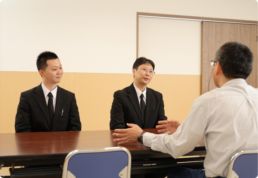 一緒に働く中で、築かれていった信頼関係